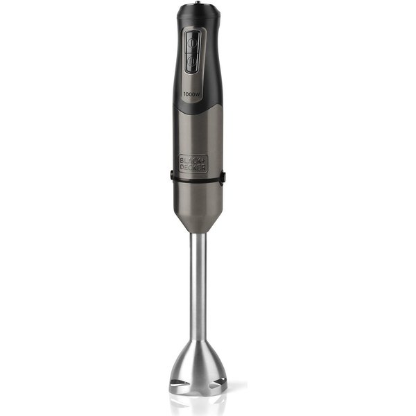 Frullatore Ad Immersione Black&Decker BXHB1200E Potenza 1200W Gambo Acciaio 4 Lame-image
