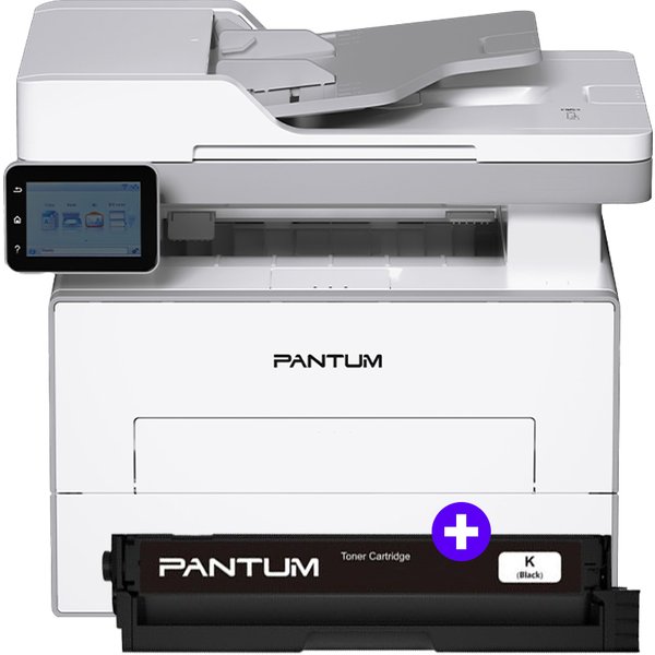(Bundle) Pantum BM4300ADW - Stampante Multifunzione Laser Monocromatica A4 - LAN - WI-FI - Fronte / Retro - 33 PPM + Toner Originale PL-A4201H-image