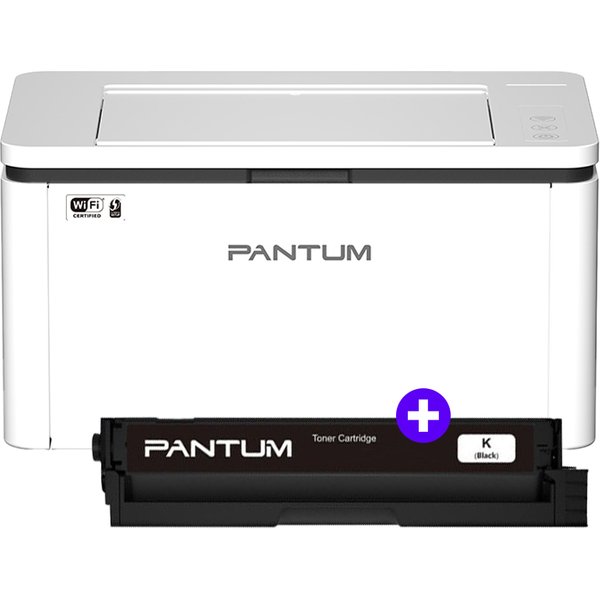 (Bundle) Pantum BP2300W - Stampante Laser Monocromatica A4 - WI-FI 22PPM + Toner Originale PL-A2310H-image