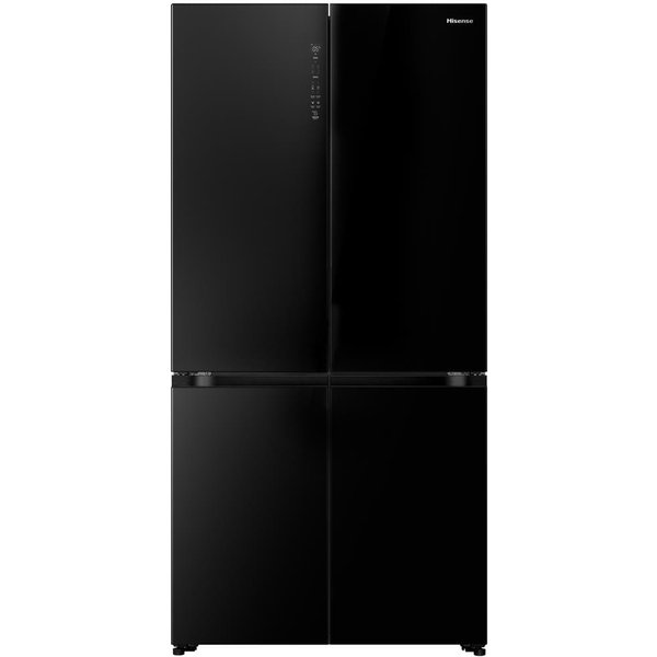 Hisense RQ768N4GBE Frigorifero Side-By-Side Libera Installazione 591 L Nero-image