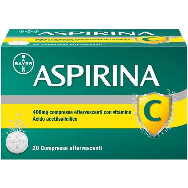 Aspirina C Antinfiammatorio 20 Compresse Per Influenza E Febbre-image