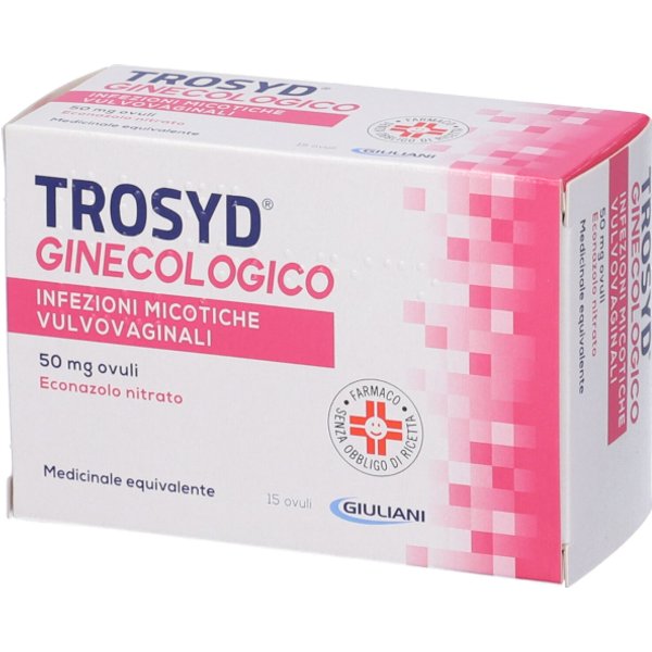 Trosyd Ginecologico Ovuli 50Mg Antimicotico Vaginale 6 Ovuli-image