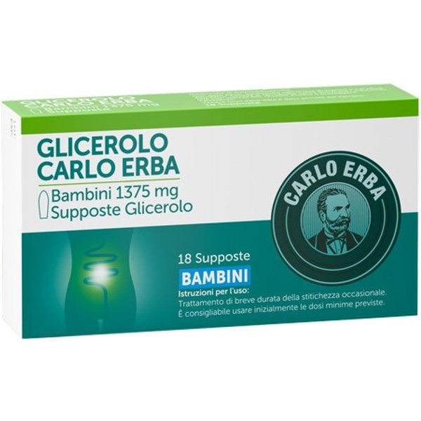 Glicerolo 18 Supposte Per Stitichezza Occasionale Bambini-image