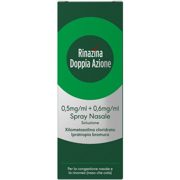 Rinazina Doppia Azione Spray Nasale Decongestionante 10 Ml-image