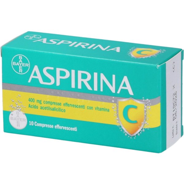 Aspirina C 10 Compresse Effervescenti Da 400 + 240 Mg-image