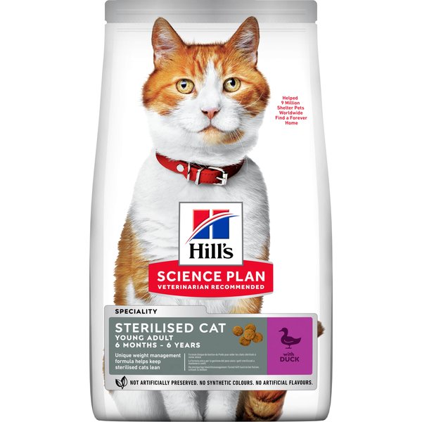 Hill's Feline Adult Sterilised Anatra 7 Kg-image