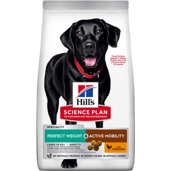 Hill's Canine Perfect Weight + Active Mobility Adult Large 12 KG-image