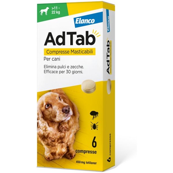 Adtab 450 Mg Cani 11-22 Kg 6 Compresse Masticabili-image
