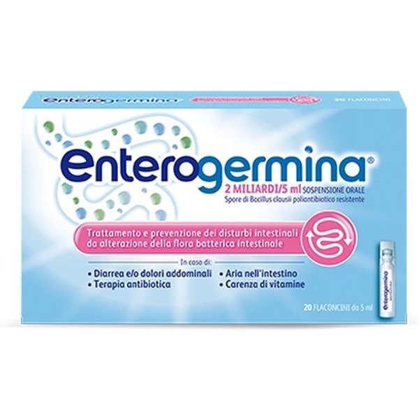 Enterogermina 2 Miliardi/5 Ml 20 Flaconcini Orali-image