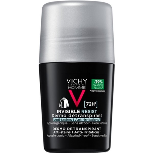 Vichy Homme Deodorante Roll-On Antitraspirante 72H 50Ml-image