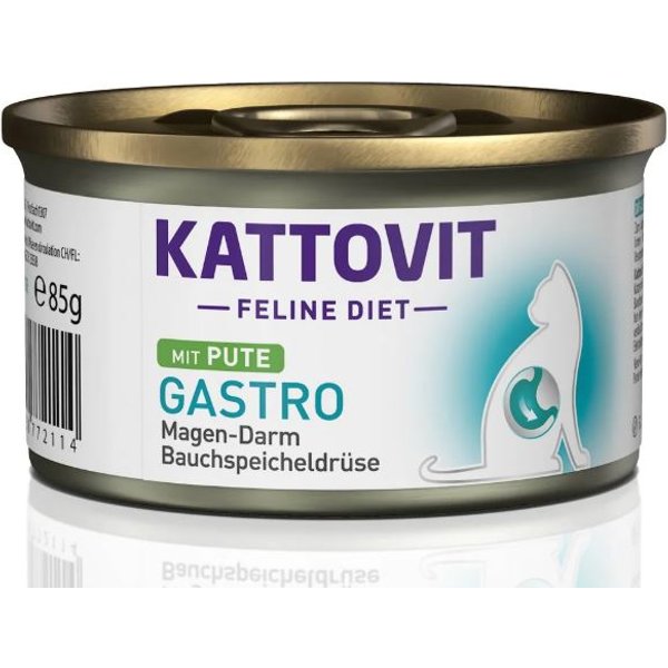 Kattovit Gatto Diet Gastro Tacchino Lattina 85 Gr-image