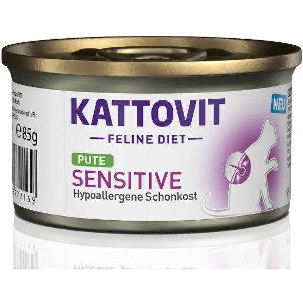 Kattovit Gatto Diet Sensitive Tacchino Lattina 85 Gr-image