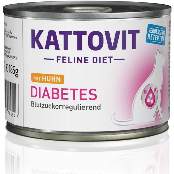 Kattovit Gatto Diet Diabetes Pollo Lattina 185 Gr-image