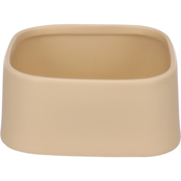 Flamingo Ciotola In Ceramica "Zara" Quadrata 900 Ml Beige-image