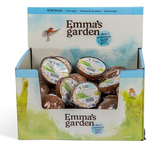 Emma's Garden Uccelli Selvatici Snack Mezzo Cocco Ripieno Classico 200 Gr-image