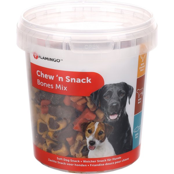 Flamingo Cane Snack Chew'n Biscotto Addestramento Pollo, Manzo & Pesce 500 Gr-image