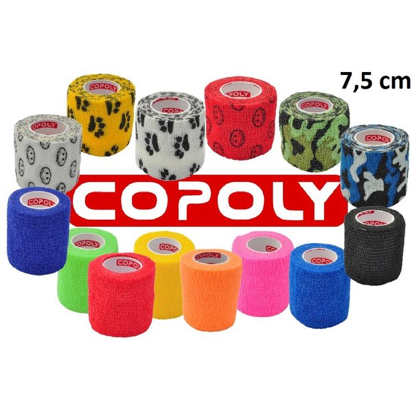 Benda Autoaderente Copoly 7,5Cm X 457Cm Colori Misti-image