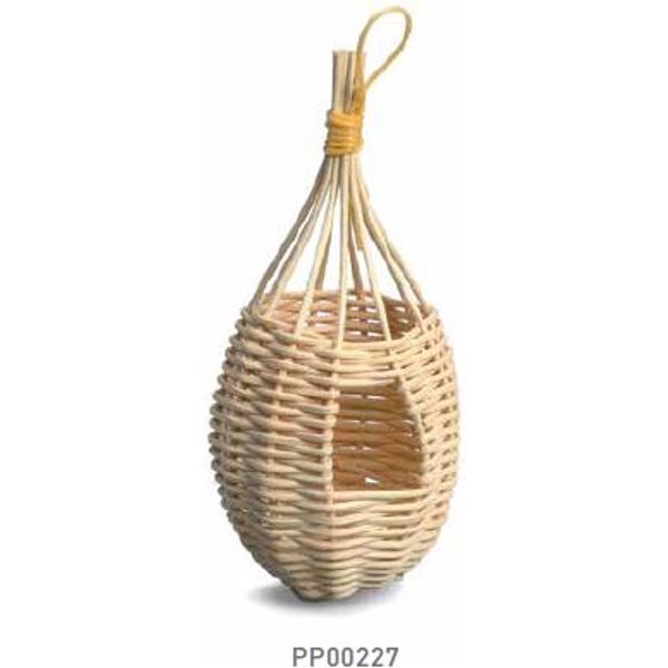 Padovan Uccelli Esotici Nido In Vimini A Pera "N10" 7,5X16 Cm-image