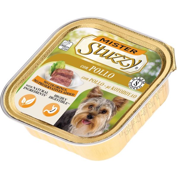 Stuzzy Cane Pate' Vaschetta Adulto Pollo 150 GR-image
