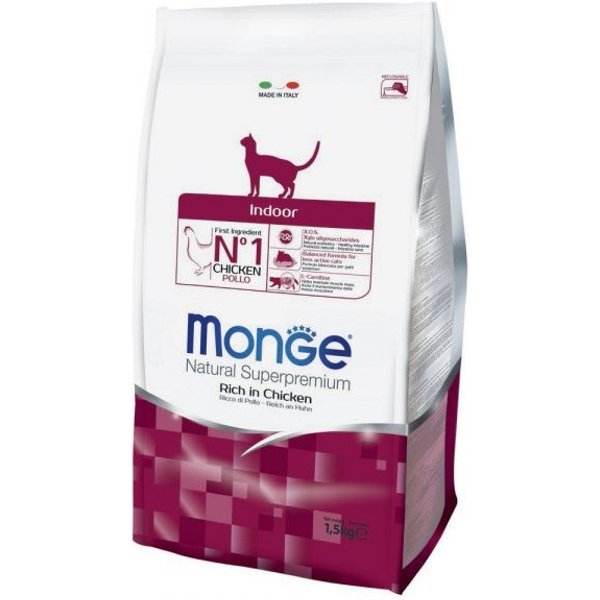 Monge Gatto Natural Superpremium Indoor Adulto Pollo 1,5 Kg-image