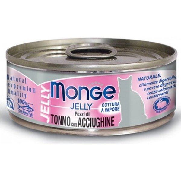 Monge Jelly Pezzi Tonno/Acciug-image