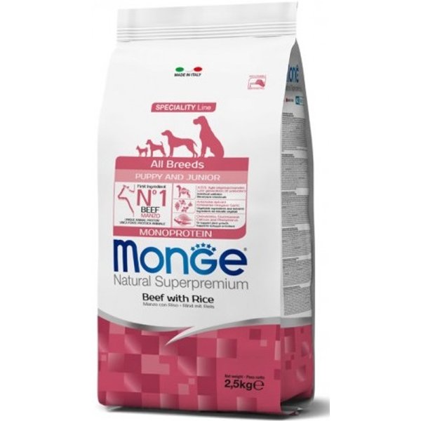 Monge AB Puppy MANZO&RISO2,5KG-image