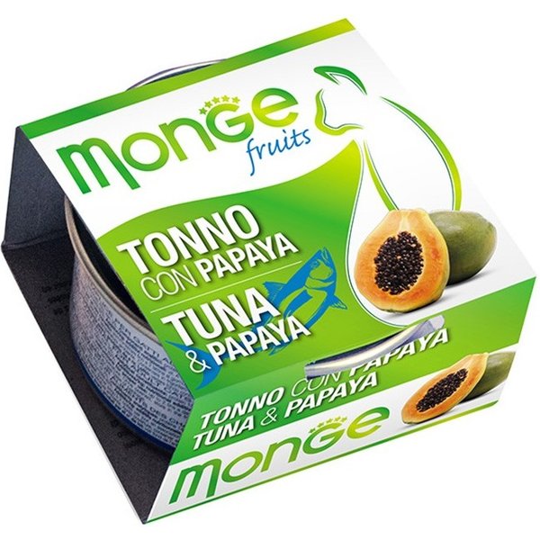 Monge Fruits Tonno C/PAPAYA80G-image