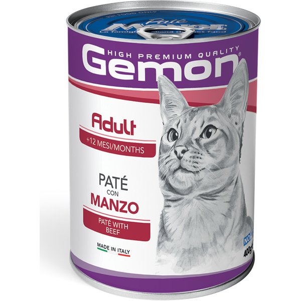 Gemon Pate' Adult Manzo 400G-image