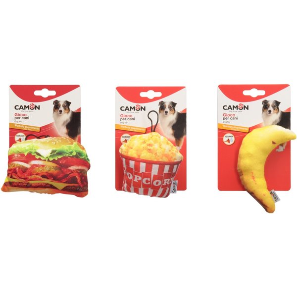 Camon Cane Gioco Alimenti Con Squeaker 8/13 Cm (Soggetti Assortiti)-image