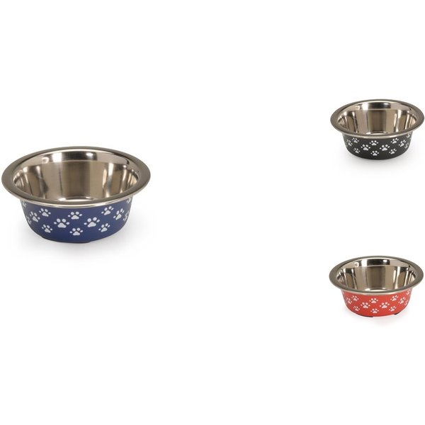 Camon Cane Ciotola Antiscivolo In Acciaio "Paws" 1,68 Lt-image