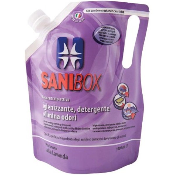 Pet Professional Sanibox Detergente Concentrato Lavanda 1 Lt-image