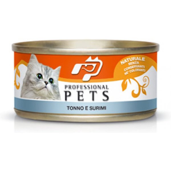 Pet Professional Gatto Adulto Tonno & Surimi Lattina 70 Gr-image