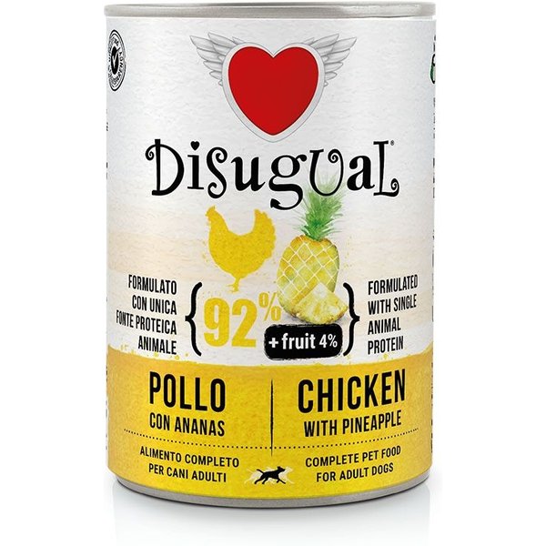 Disugual Cane Fruit Adulto Pollo & Ananas Lattina 400 Gr-image
