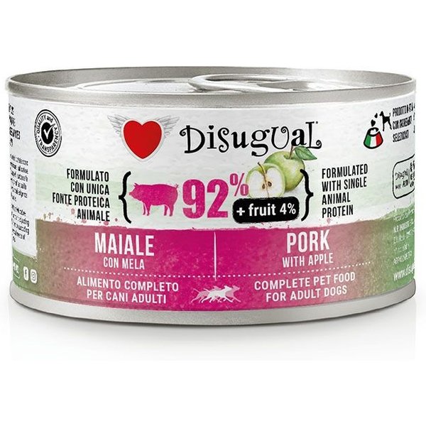 Disugual Cane Fruit Adulto Maiale & Mela Lattina 150 Gr-image
