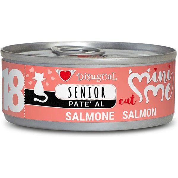 Disugual Gatto Minime (18) Senior Salmone Lattina 85 Gr-image