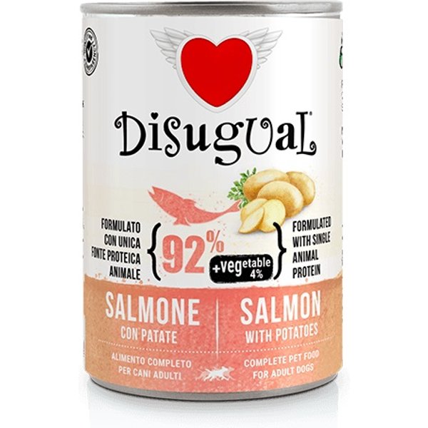 Disugual Cane Vegetable Adulto Salmone & Patate Lattina 400 Gr-image