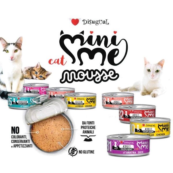 Disugual Gatto Minime Mousse (36) Kitten Pollo 85 Gr-image