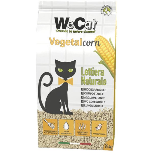 WeCat Gatto Lettiera Naturale Vegetal Corn 8 KG-image