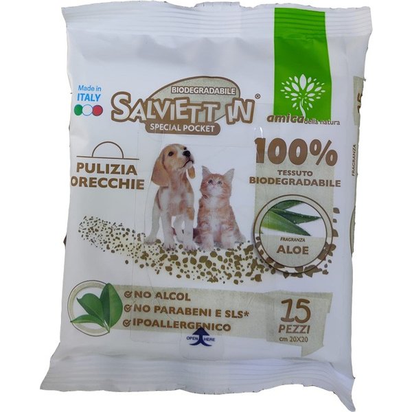 Salviett In Salviette Special Pocket Igiene Orecchie Cf. (15 Pz) Aloe-image