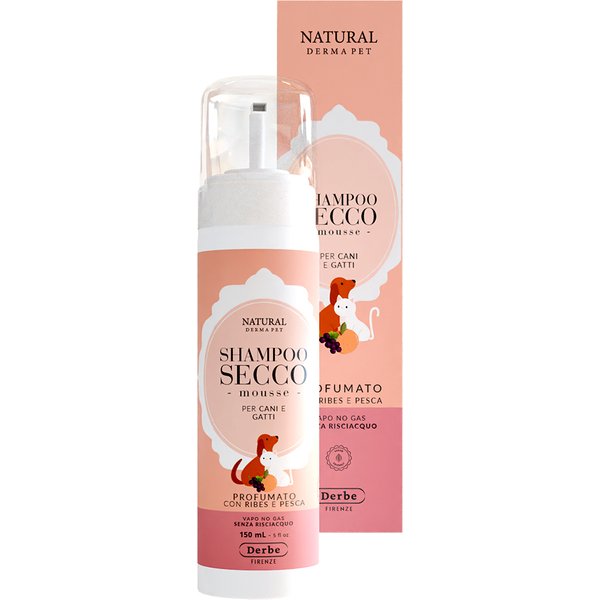 Natural Derma Pet Shampoo Secco Profumato Ribes & Pesca 150 Ml-image