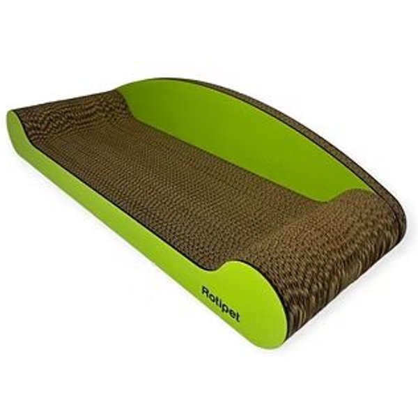 Rotipet Gatto Tiragraffi "Sofa" 59X21,5X14 Cm Giallo-image