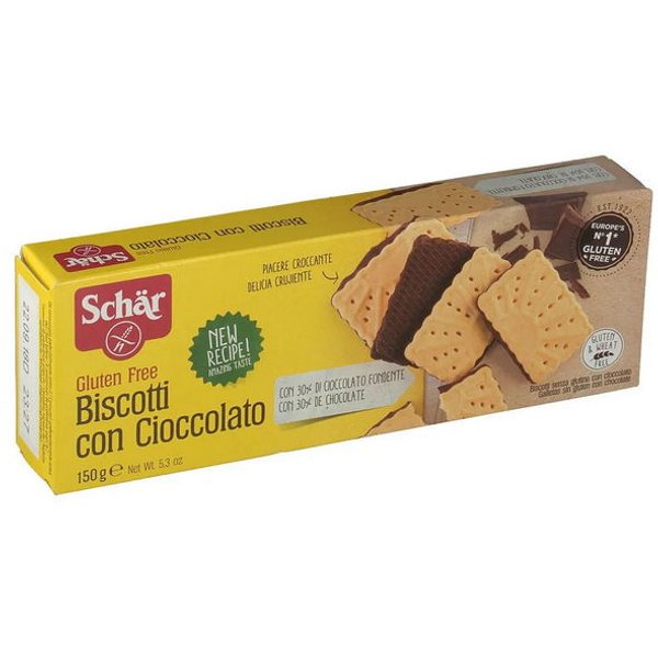 Schar Biscotto Con Cioccolato Dark Chocolate 150 G-image