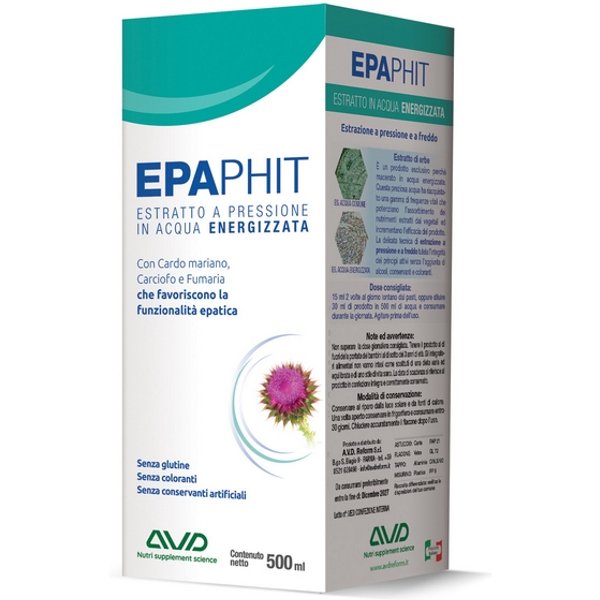 A.V.D. Reform Epaphit 500Ml Integratore Alimentare Funzionalità Epatica Senza Glutine-image