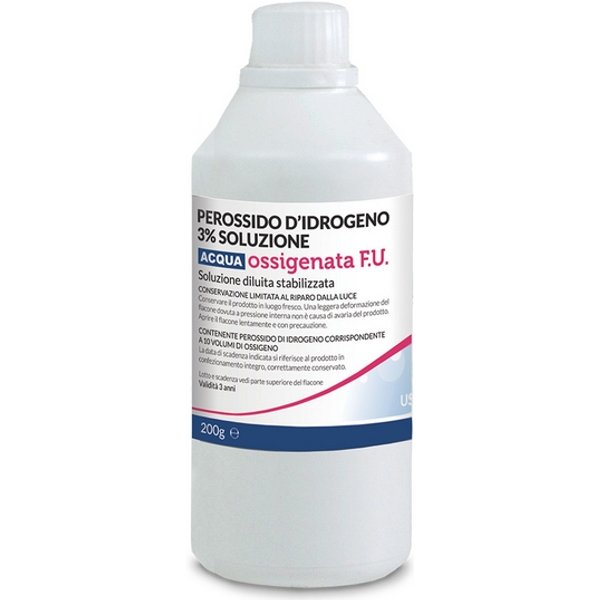 Acqua Ossigenata 10 Volumi Soluzione Disinfettante Cutanea Flacone Da 200 G-image