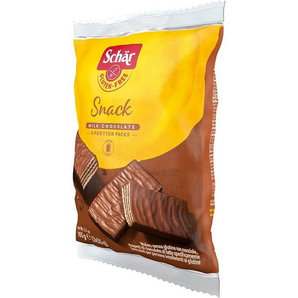 Schar Snack Con Cioccolato Al Latte E Nocciole 3 Wafer X 35 G-image