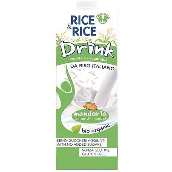 Rice&Rice Bevanda Di Riso Alle Mandorle 1 Litro-image