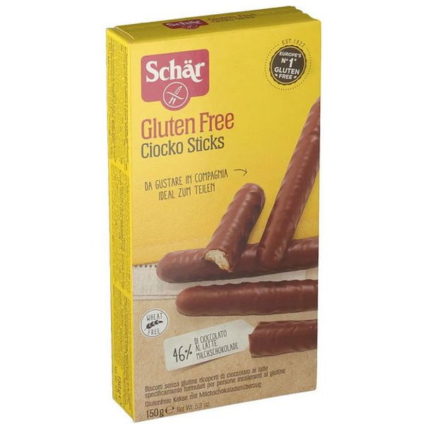 Schar Ciocko Stick Ricoperti Di Cioccolato Al Latte 150 G-image