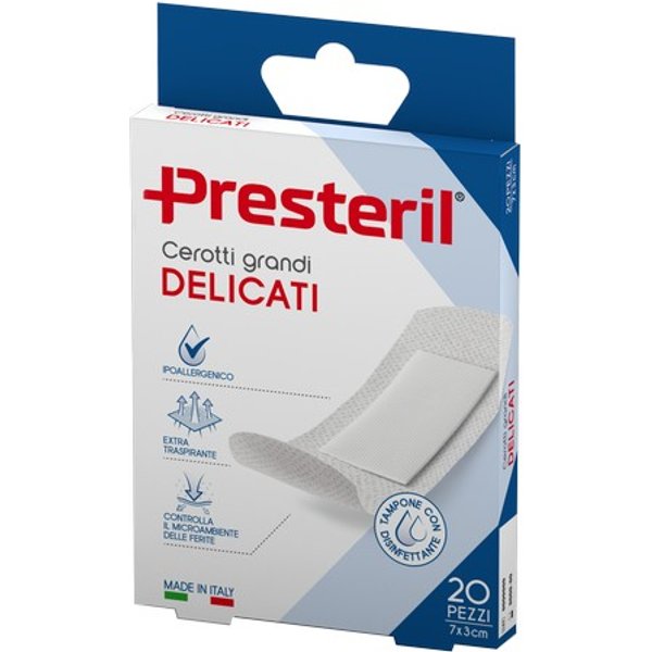 Presteril Cerotti Delicati Grandi 7X3 Cm - 20 Pezzi-image