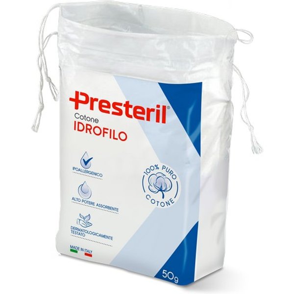 Presteril Cotone Idrofilo F.U. 50 Gr - 1 Pezzo-image