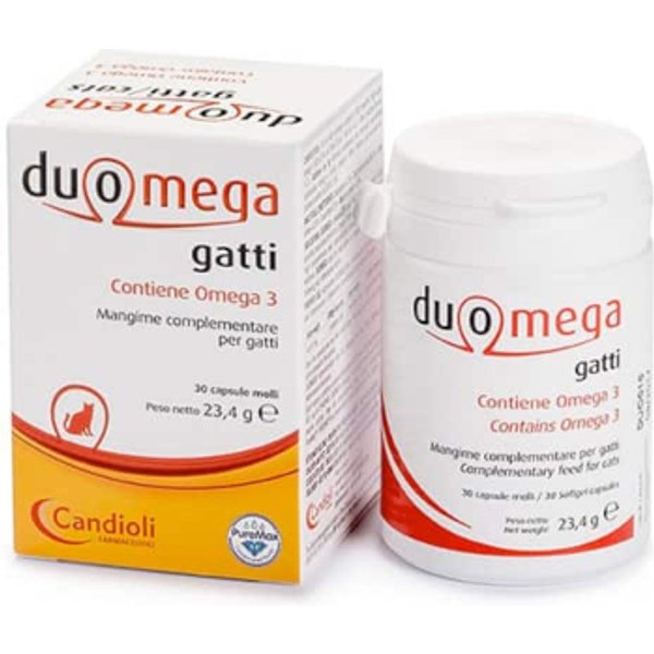 Duomega Gatti 500Mg 30 Perle Integratore Omega 3 Felini-image